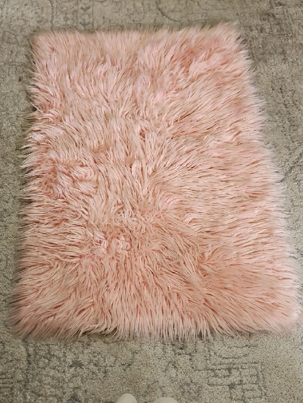 Safavieh Faux Sheep Skin Rug - Blush Pink